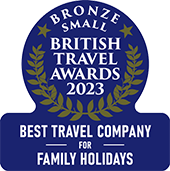 BTA award 2022 Best Travel Company for Family Holidays