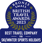 BTA award 2022 Best Travel Company for Ski / Winter Sports Holidays